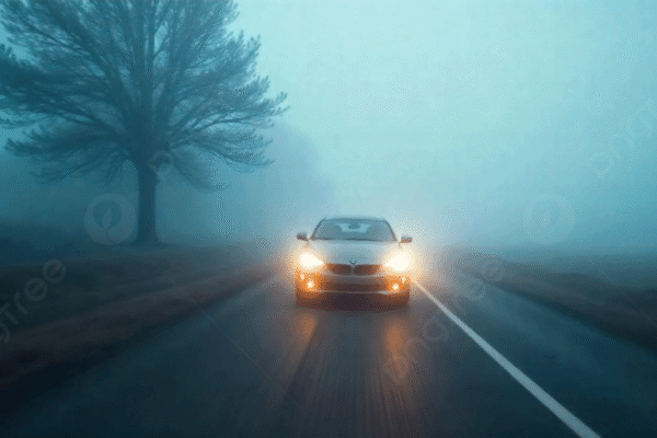 Повний гід з безпечного водіння в тумані для кожного водія