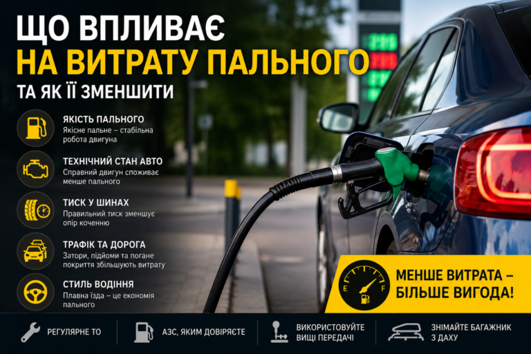 Чому автомобіль починає більше споживати пального та як зменшити витрату бензину чи дизеля
